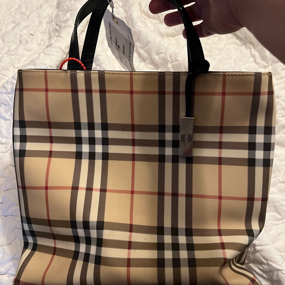 Burberry Mini Nova Check Tote